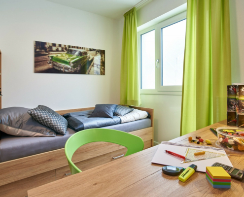 studentenappartements ingolstadt musterwohnung bett